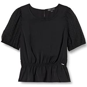 IKKS Meisjesblouse, zwart., 10 Jaar