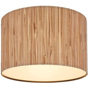 Briloner Plafondlamp met zeegras lampenkap, E27 fitting, max. 10 W, plafondlamp, boho, esthetisch, lamp, woonkamerlamp, slaapkamerlamp, eetkamerlamp, ganglamp, 35 x 28 cm (DxH), natuur