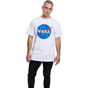 Mister Tee NASA Tee T-shirt voor heren, wit, M