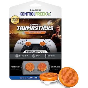 KontrolFreek Sports Omni Thumbsticks - Oranje/Wit (PS5/PS4)