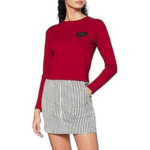 Gianni Kavanagh Dames Burgundy Core Long Sleeve Tee Onderhemd, bordeaux, L