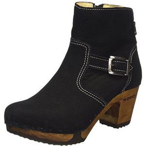 Woody 13742, laarzen en enkellaarzen, leer/textielvoering, klassiek, laag dames 39 EU