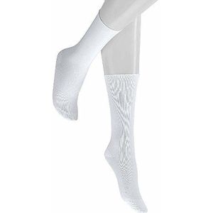 Hudson Dames Relax Cotton Light sokken, ondoorzichtig, wit (White 0008), 35/38, Weiß (White 0008), 35-38 EU