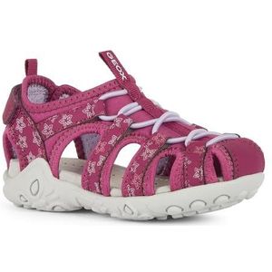 Geox J Whinberry G Sandalen voor meisjes, Dk Raspberry Lilac, 36 EU
