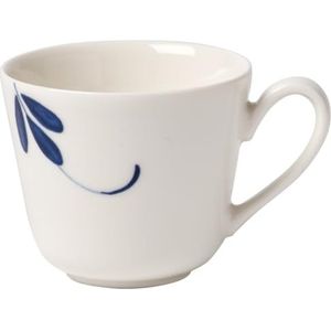 Villeroy & Boch Vieux Luxembourg Brindille koffie-/theekop, servies van hoogwaardig premium in wit, 200 ml koffiekop, porselein, wit, 10 x 10 x 8 cm,