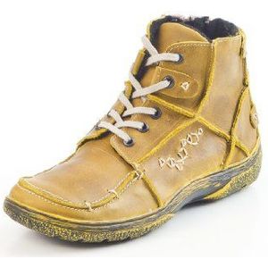 Manitu 990538 dames fashion halfhoge laarzen & enkellaarzen, geel 6, 36 EU