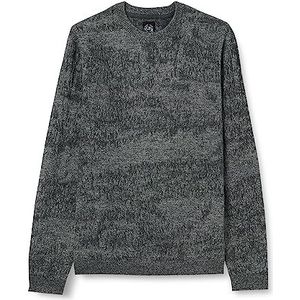 Q/S designed by Men's 2118693 gebreide trui, grijs, M