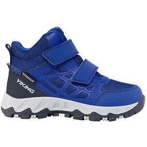 Viking Unisex Track Mid Wp 2v Walking Shoe, Royal Navy, 36 EU