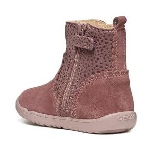 Geox Baby Girl's B Macchia eerste stappen, Dk Roos, 4 UK Child