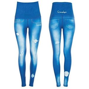 Winshape Winshape Jeans voor dames, functionele power-shape, legging met hoge taille, HWL102, slim fit, fitness, vrije tijd, sport, yoga, workout.