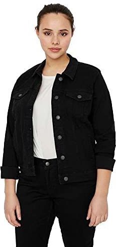 VERO MODA CURVE Spijkerjasje Zwart