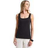 STREET ONE - Shirttop - Zwart - Met Square Neck