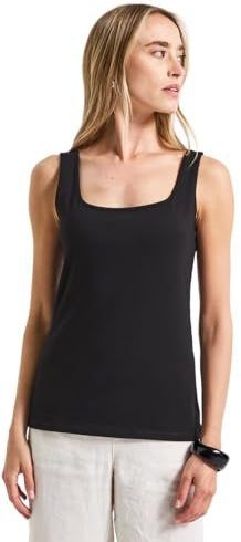 STREET ONE - Shirttop - Zwart - Met Square Neck