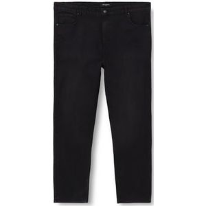 ONLY CARMAKOMA Carluna Ex Hw DNM Pimbox Skinny-Fit Jeans voor dames, zwart, 54W x 32L