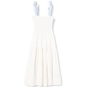 Replay casual jurk voor meisjes, 001 wit, 12 Jaren