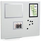 Durable 500210 Duraframe Magneetbord M (magneetbord incl. Infokader en magneten) grijs
