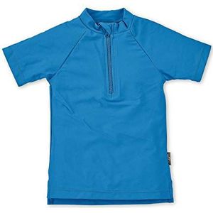 Sterntaler Rash Guard Zwemshirt met korte mouwen, uniseks, blauw, 98/104 cm