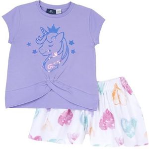 Chicco Selectie Van Eenhoorns meisjes, 2-Delige Set Van T-Shirt En Korte Broek (2), 8A, Design in Italië