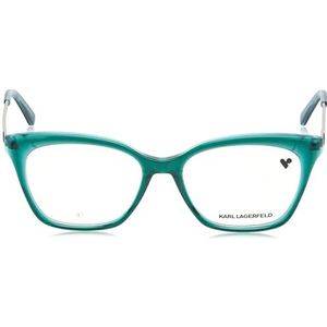 KARL LAGERFELD KL6108 bril, groen/lichtgroen, 54/17/140 voor dames, Groen/lichtgroen