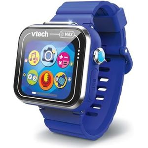 Vtech - Kidizoom Smartwatch MAX blauw, smartwatch voor kinderen, dubbele camera, video, games, horizontaal touchscreen, ESP-versie