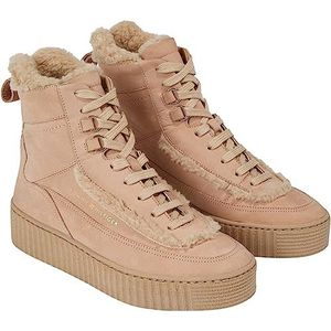 Tommy Hilfiger Dames Essential Lace Up Warmbootie Fw0fw07503 Lage Boot, Beige Merino, 38 EU