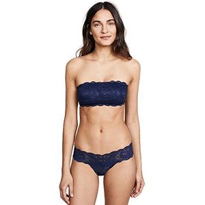 Cosabella Say Never Flirtie bandeau-beha voor dames, elke dag, ondoorzichtig, Donkerblauw, S