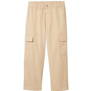 TOM TAILOR Jongens loose fit broek, 22201 - Cream Toffee, 92 cm