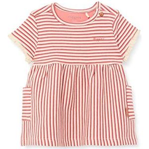 Noppies Baby Baby-meisjes T-shirt met korte mouwen gestreept Ahome T-shirt, terra cotta-P648, 50