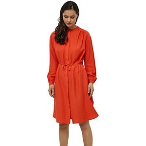 Peppercorn Mirinda Harmonia Shirt Jurk | Oranje Jurken Voor Vrouwen UK | Lente Dames Jurken | Maat XS