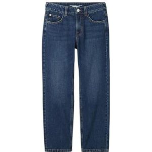 TOM TAILOR Jongens Straight Jeans, 10120 - Used Dark Stone Blue Denim, 146 cm