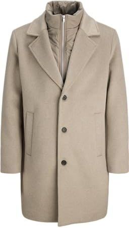 Jprblastanford Wool Blend Overcoat, grijsbeige, L