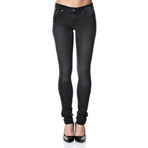 NOISY MAY dames skinny jeanbroek Eve Lw Super Slim Jeans Black Gu501 - nm