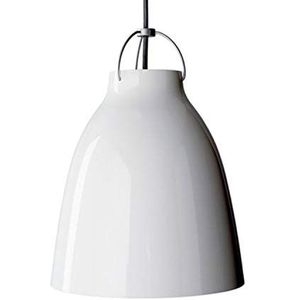 Hanglamp model Caravaggio P0, ontworpen door Cecilie Manz, flexibele en verstelbare verlichting, aluminium, 11 x 11 x 14,5 cm, wit (referentie: 74006605)