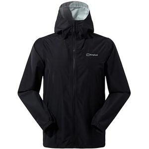 Berghaus Heren Deluge Pro 3.0 jas, zwart/zwart, S, Zwart, S