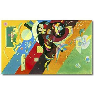 Decoratt Schilderen: Composition IX - Kandinsky, 42 x 25 cm, afbeelding met directe druk.