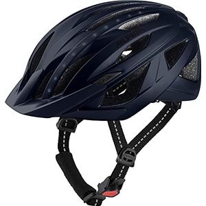 ALPINA HAGA LED fietshelm voor volwassenen, indigo mat, 51-56 cm