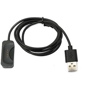 System-S USB 2.0 kabel 100 cm laadstation voor Oppo Watch 3 2 1 pro SE Smartwatch zwart