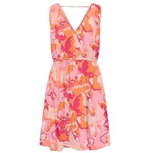 ONLY Onlnova Life Elite Sara String Dress AOP, Golden Poppy, XL