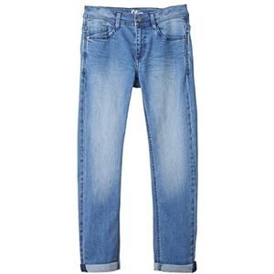s.Oliver Jongens Slim: Jeans met used-details, blauw (light blue denim), 152 cm