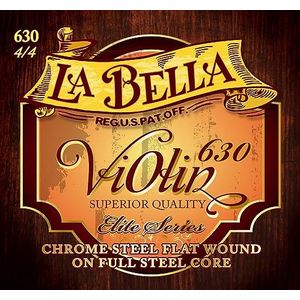 La Bella 630 viool metalen set 4/4