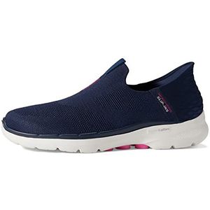 Skechers Ga lopen 6 Sneaker dames, marineblauw, 41 EU