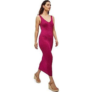 Desires dames Charlie Strap Midkalf Jurk Festviale fuchsia L