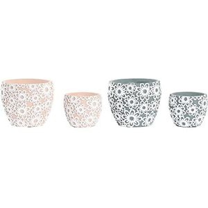 DKD Home Decor Bloempotset, standaard