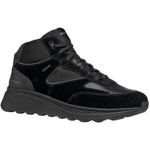 GEOX - Sneakers Hoog - Zwart - Leer