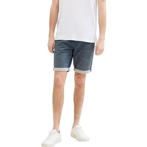 TOM TAILOR Bermuda voor heren, 10163 - Dark Stone Blue Grey Denim, 30