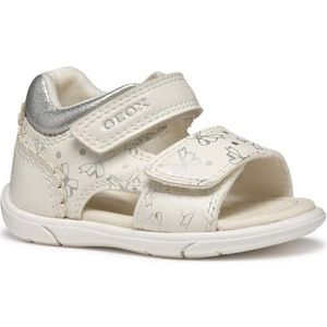 Geox - Zapito - Sandalen - Ivoor/Roze - Leerachtige Stof