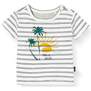 Noppies Babyjongens B Regular Ss Asbury Park AOP T-shirt, meerkleurig (Blanc De Blanc P002), 62 cm