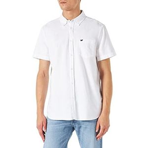 MUSTANG Collin Oxford Core overhemd voor heren, Algemeen Wit 2045, M