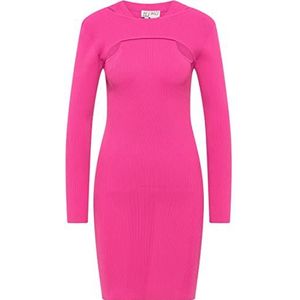 HOMEBASE Gebreide damesjurk 13719485-HO02, roze, XL/XXL, gebreide jurk, XL/XXL