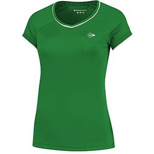 Dunlop Sports Club Ladies Crew Tee Tennis Shirt voor dames, groen, S